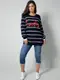 7/8-Jeans blue bleached Janet & Joyce