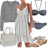 Weiß Edle Kleider Outfits image