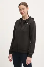 Pulover za vadbo Tad Essential rna barva, s kapuco, 525896