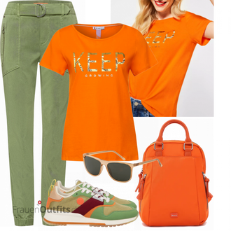 Outfit mit Grün Sneaker SCOTCH & SODA "Modischer Sommer Look"