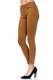 Elara Damen High Waist Hose Stretch Chunkyrayan G61-4 Dark Yellow-38 (M)