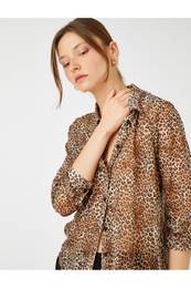 Long Sleeve Chiffon Shirt Buttoned