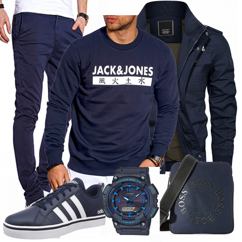 Blau Tasche/Hose/Bademode/Sommerjacke KEFITEVD kombinieren