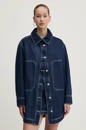 Jeans srajca enska, mornarsko modra barva, 50531741