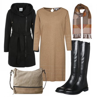 Outfit mit Blau Stiefel Vagabond Shoemakers "Comfort"