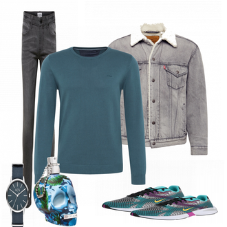 Outfit mit Türkis Sneaker Nike Sportswear "Fuer den Fruehling"