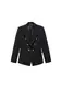 MANGO Blazer 'Olivia' gold / schwarz