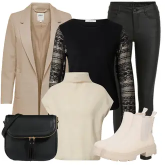 Winter Outfits mit Beige/Khaki Mantel/Strickjacke Tracht/Kaschmir-Strickjacke/Baumwoll Strickjacke/Strickjacke Gefüttert/Lange Strickjacken/Sommerstrickjacke/Vintage Strickjacke/Winter Strickjacke/Wolle Strickjacke/Boyfriend Blazer/Cargoblazer/Lederjacke/Baumwoll ­Blazer/Eleganter Blazer/Longblazer/Oversize Blazer/Sweatblazer/Lederjacke für Männer Only "Modisches Winter Outfit"