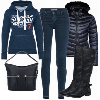 Outfit mit Winterjacke Superdry "Superdry"