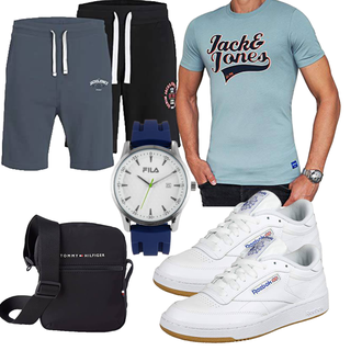 Club C Outfit mit Grau Reebok "Freizeit Outfit"