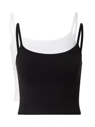 ONLY Top schwarz / weiß