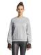 VERO MODA Damen VMBESSIE LS Sweat D2-7 Pullover, Grau (Light Grey Melange Detail:Black Lace), 38 (Herstellergröße: M)