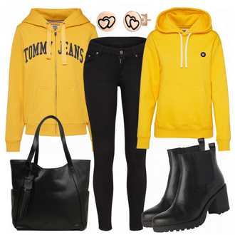 Outfit mit Schwarz Stiefel Chelsea Boot Vagabond Shoemakers "Sonne"