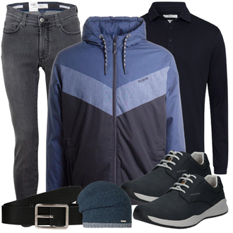 Outfit mit Schwarz Sneaker Camel Active "Cooles Outfit"