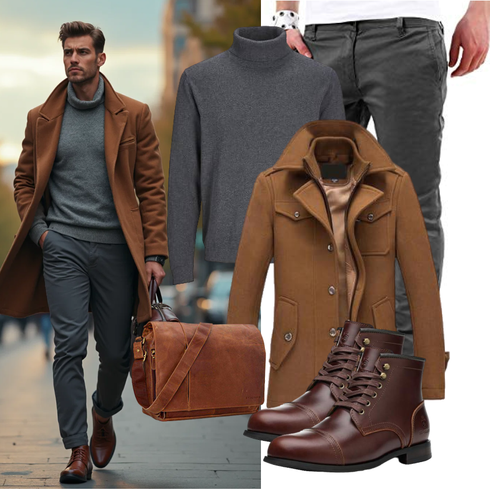 Braun/DunkelRot/Dunkelbraun/Rot Schuh Vintage Stiefelette/Gefütterte Stiefelette/Leder Stiefelette/Springerstiefel/Reitstiefel/Schnürstiefelette/Rahmengenähter Schuh/Klassischer Stiefel SL-Saint kombinieren