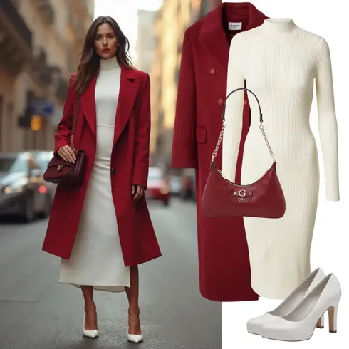 Comment poter Rouge foncé/Rouge Manteau/Robe Grande Taille/Manteau en Cachemire/Long manteau/Manteau Long/Long Manteau d'Hiver/Manteau Mi-long/Manteau Oversize/Manteau Caban/Manteau Vintage/Manteau en Laine kavazi avec Rouge foncé/Rouge Manteau/Robe Grande Taille/Manteau en Cachemire/Long Manteau/Manteau Long/Long Manteau d'Hiver/Manteau Mi-long/Manteau Oversize/Manteau Caban/Manteau Vintage/Manteau en Laine kavazi