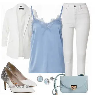 Elegante Outfits mit Grau Jeans G-Star Raw "Elegantes Sommer Outfit"