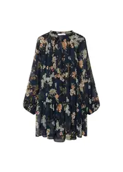MANGO Kleid ''''Seoul'''' navy / mischfarben