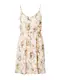 ABOUT YOU Kleid 'Gesa' creme / dunkelbeige / braun / weiß