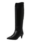 Spitze Stiefel Mit Absatz für Damen image