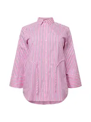 Guido Maria Kretschmer Curvy Collection Bluse ''''Christin'''' pink / weiß