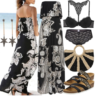 Kurz/Mini Outfit mit Schultertasche/Accessoire Only "Outfit für den Sommer"