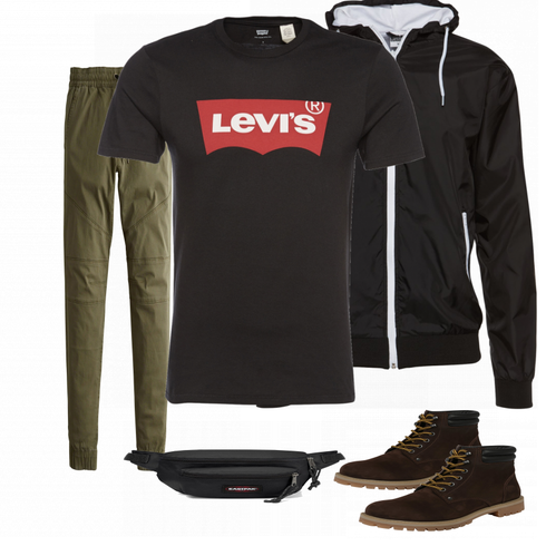 Braun Stiefel Jack & Jones kombinieren