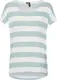 VERO MODA Shirt mint / weiß