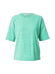 ESPRIT T-Shirt grasgrün / weiß