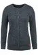 BlendShe Nina Damen Strickjacke Feinstrick Cardigan Strickcardigan Mit Rundhals Und Knopfleiste, Größe:L, Farbe:Navy (70230)