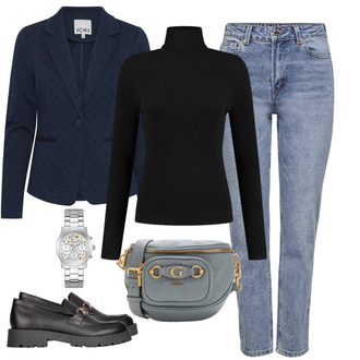 Winter Outfits Lang Viscose met Winter trui/Basic Trui/Lange Trui people of 2morrow "Outfit voor de winter"