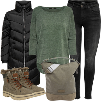 Winter Outfits mit Türkis/Grün/Hellblau 3/4 Bluse/Klassische Tunika/Elegante Tunika/ausgefallene tunika/Festliche Tunika/Lederjacke/Tuniken-Shirt/Shirt & Top Große Größe/Tunika Only "Perfekt für den Winter"