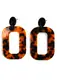 COLLEZIONE ALESSANDRO Ohrstecker dunkelorange