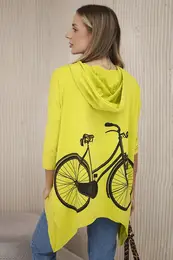 Kiwi cycling print sweatshirt