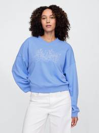 Oversize sweatshirt with logo - Women's