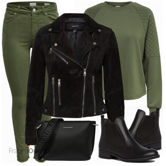Outfit mit Blau Schultertasche Calvin Klein Jeans "Herbstlicher Look"
