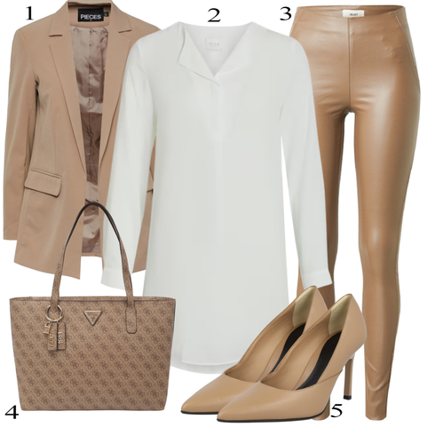 Comment poter Gris/Blanc/Crème/Violet Tunique Élégante/Chemisier Long/Tunique Classique/Chemisier-tunique/Tunique Vila avec Beige Blazer en Coton/Blazer Cargo/Veste en cuir pour hommes/Veste de Blazer/Veste en Cuir pour Homme/Blazer Boyfriend/Blazer Oversize/Blazer Long Pieces