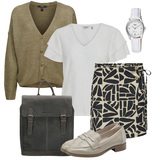 wit Blouses Denim Outfits voor Dames image