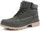 Gaatpot Herren Winterschuhe Warmfutter Gefüttert Schneestiefel Kurzschaft Stiefel Flache rutschfest Trekkingschuhe Winter Schneeboot 1-Grau 43EU