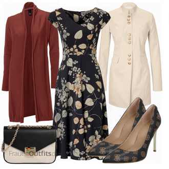 Outfit mit Schwarz High Heel Guess "Guess PUMPS"