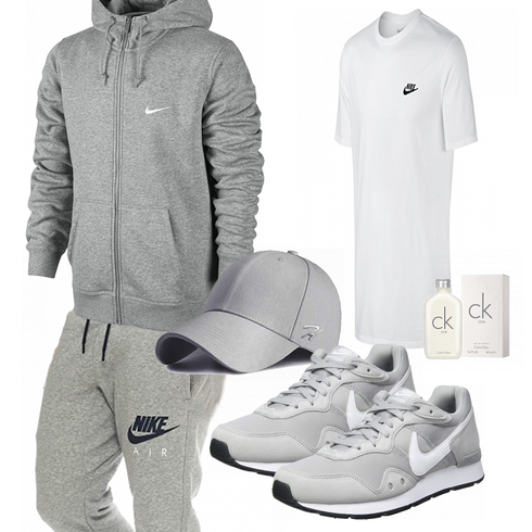 Grau Hose Nike kombinieren