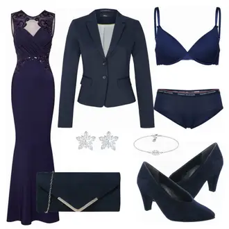 Outfit mit Blau lipsy "AboutYou"