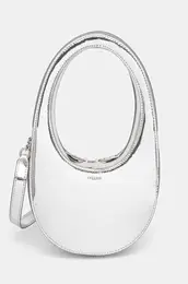 Torbica Mirrored Crossbody Mini Swipe srebrna barva, COPBA38BISF6005