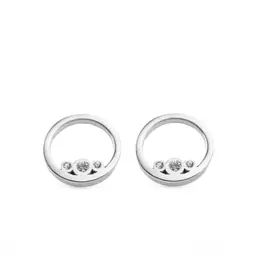 Ringy Silver Earrings