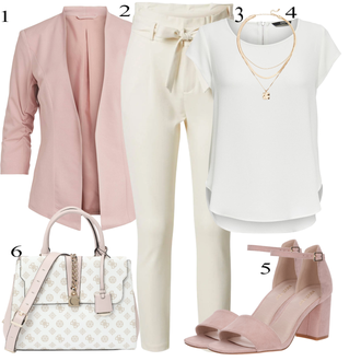 tenues avec Blanc/Gris/Crème Veste en cuir/Tunique Élégante/Tunique Classique/Chemisier/Top Chemisier/Chemisier-tunique/Chemisier à Enfiler/Tunique à Manches Courtes/Chemisier à Manches Courtes/Chemisier Grande Taille/Chemise & Top Grande Taille/Tunique Only "tenues parfaite"
