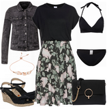 Schwarze Only Jeansjacken Outfits image