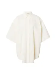 Oval Square Bluse ''''Shot'''' offwhite