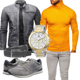 Vintage Lederjacken Motorrad Outfits image