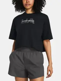 Women's T-shirt W BOXY CROP BRANDED SS