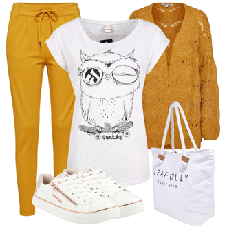 Outfit s Šedá Teniska se Třpytkami Dockers by Gerli "Módní jarní outfit"